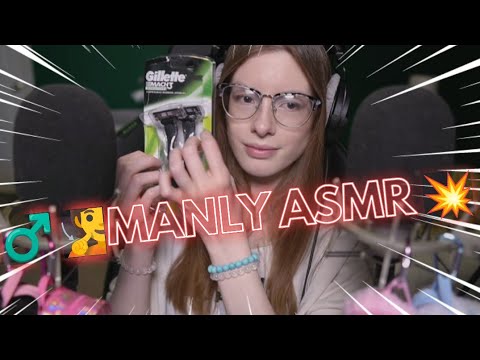 Manly ASMR for MEN (No Girls Allowed 😤)