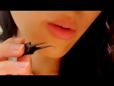 ASMR Big Giant Stone Earwax Cleaning ☺️ ear cleaning, hearing test exam, tapping touching, binaural