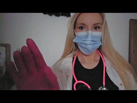 ASMR Medical doctors visit appointment / face touching / personal attention  / soft spoken