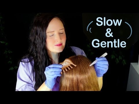 ASMR Soft & Gentle Scalp Check (Whispered)