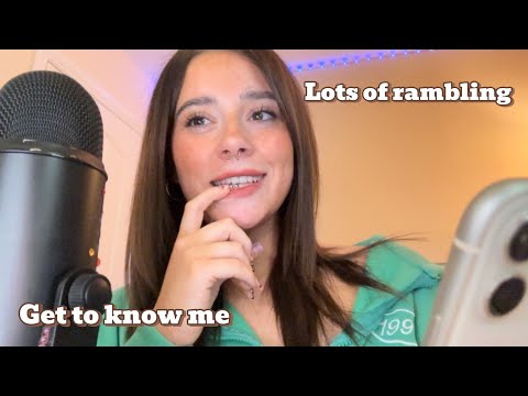 ASMR- Q&A Get To Know Me Better