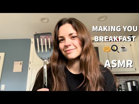 ASMR • Girlfriend Cooks You a Balanced Breakfast 🥞 🍳🫐