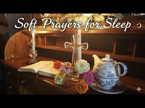 ASMR Soft Prayers and Psalm 23  to Sleep [ ENGLISH ] #softvoice #rainsounds #sleepsounds