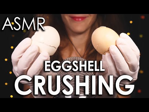 ASMR [No Talking] EGGSHELL CRUSHING - EXTREME CRUNCH SOUNDS 😍 4K