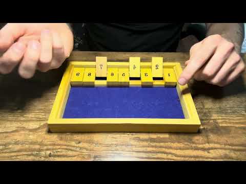 😴💤 shut the box ASMR.