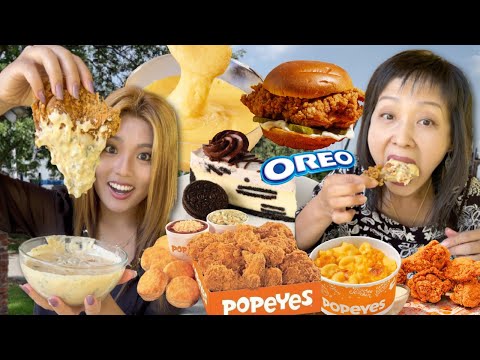 POPEYES SPICY FRIED CHICKEN & BIG CHEESE SAUCE