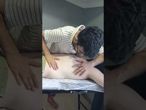 Techniques that relieve all muscle pain in the back #satisfying #relaxing #asmr #shorts #massage