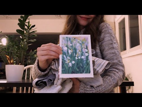 ASMR thrift haul  💌 post cards & clothing 💌 soft spoken 💌