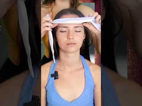 asmr massage and hairplay on a real person (soft spoken)