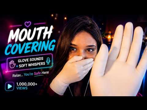 ASMR | Soft Gloved Mouth Covering To Make You Sleepy 💤🥱