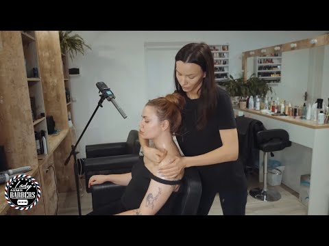 Luxury ASMR Head Massage by Barber Lady Adel for Girls