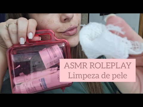 ASMR ROLEPLAY| Fazendo sua limpeza de pele bem rapidinho