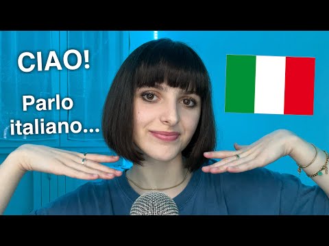 ASMR Speaking Italian! 🇮🇹 (Parlo in Italiano)