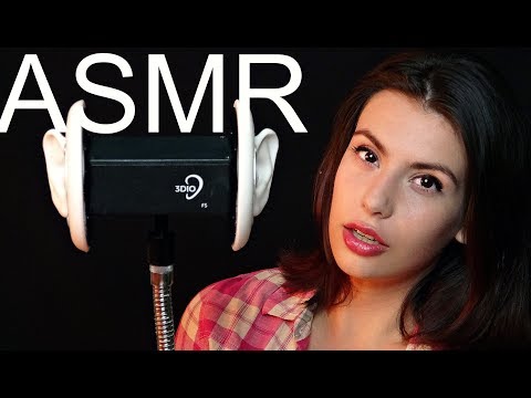 АСМР Массаж ушек♥ ASMR Ear Massage ♥Stroking ♥ Rubbing ♥3Dio♥Поглаживания♥Постукивания♥ 3Дио