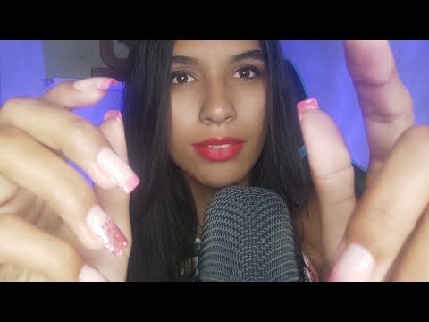 ASMR ALIVIANDO SUA ANSIEDADE / câmera touching, tapping...