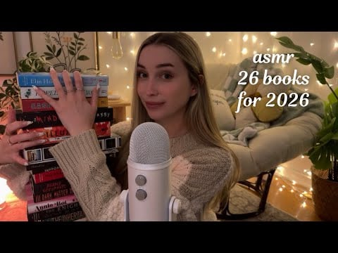 ASMR 26 Books I Want to Read in 2026 (tbr, book triggers)