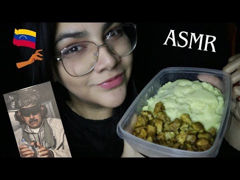 ASMR almorzando y hablando de lo que pasa en Venezuela | ASMR comiendo 