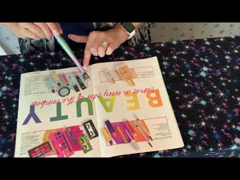 ASMR Relaxing Page Turning Soft-spoken Reading Ulta Summer Catalog