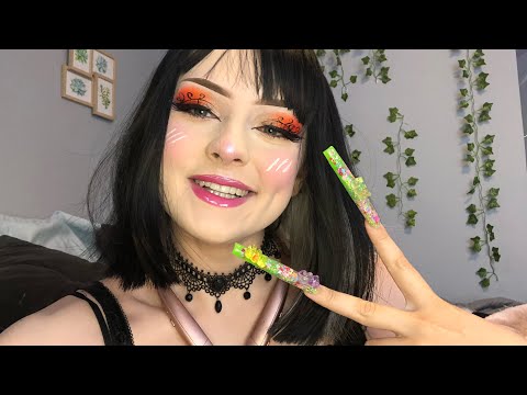 ASMR WITH MY NAILS// spending time with you and giving you advice (tapping & talking)✨💖