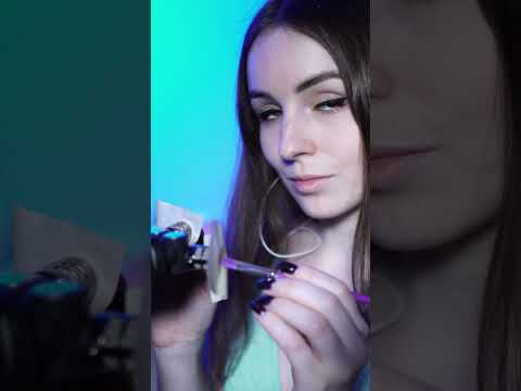 ASMR Sticky tape, Brushing, Shaving foam Sounds #asmrshorts #shortvideo #asmr