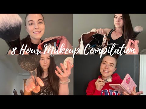 ASMR 8 Hour Makeup RP Compilation (no midroll or end ads)