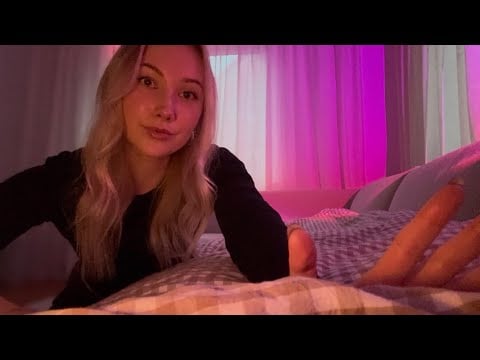 ASMR POV Full Body Massage + Crinkly Blanket Sounds (lofi) ✨