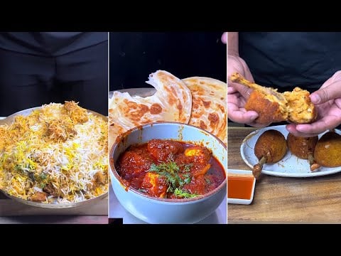 Most Viral Recipes ASMR || Biryani | pannier tikka || chicken drumsticks 
