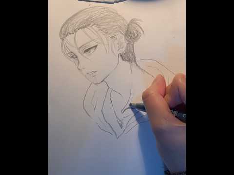 ASMR進撃の巨人仿畫Attack on Titan pastiche painting drawing