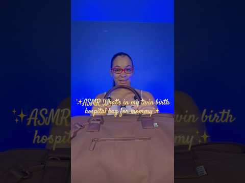 My mommy hospital bag🤩 @EkouaerComfort  #EKOUAER #asmr #ad #ekouaerPartner #shorts