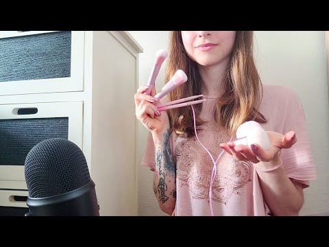 brushing your anxiety away 🌺 (no talking) asmr