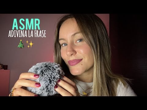 ASMR INAUDIBLE (o audible) Adivina La Frase Navideña 🎄 
