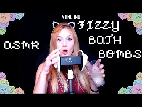 ASMR Fizzy bath bombs