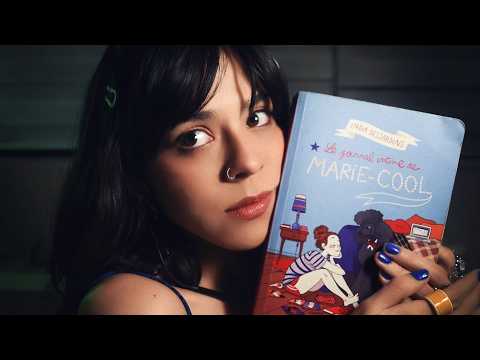 ASMR ✦ Je lis "Le journal de Marie-Cool" (en français) (TASCAM)