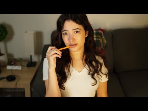 ASMR Portrait Drawing Roleplay ✍️ (Paper & Pencil Triggers)