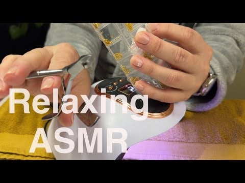 ASMR Whispered Home Nail Care 💅 Soothing Sounds for Deep Sleep 