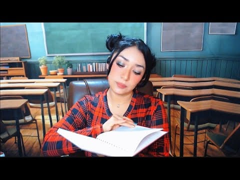 ASMR EN EL COLEGIO  ✏️😊 SOFT SPOKEN WHISPER