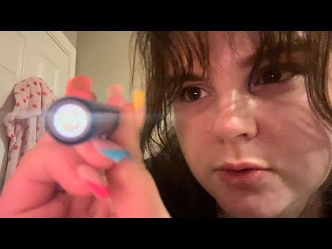 ASMR fast & chaotic cranial nerve exam! 🩺