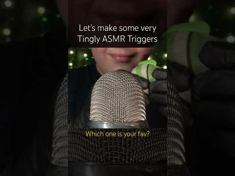 Let’s make some very Tingly Triggers! 💜 #asmr
