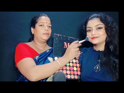 ASMR My Mom Does My Makeup 💄