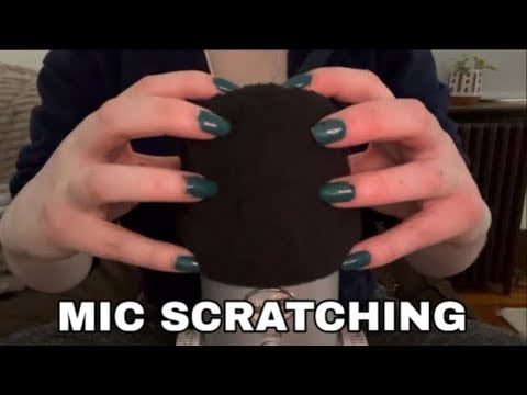 ASMR | Fast Aggressive Mic Scratching Foam Cover | No Talking
