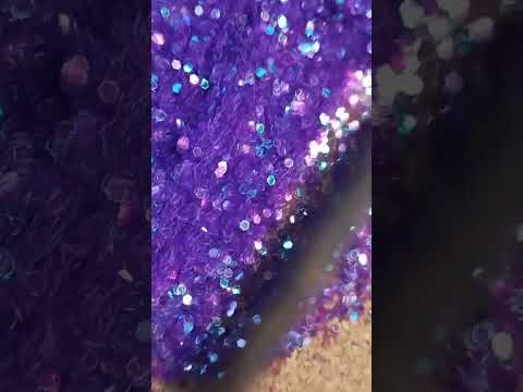 Glitter asmr. #relaxing #asmr #soundstosleep #triggers #visualasmr