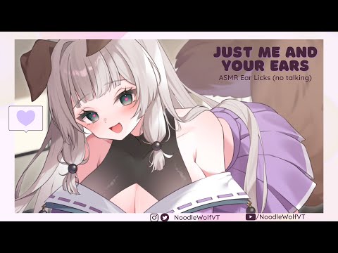 [ASMR] -  Just Me and Your Ears 👅💗 | ASMR Ear Licks Only [Mouth Sounds]