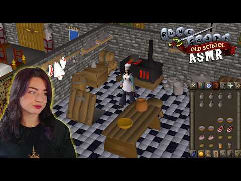 [ASMR] Chill OldSchool Runescape Cooking Session (Whispered)
