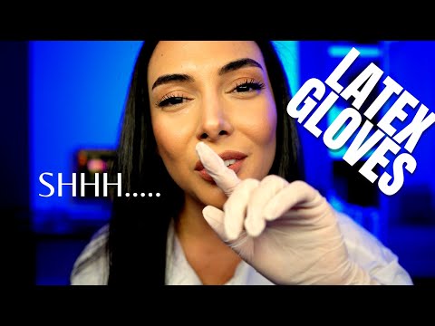 LATEX GLOVES ASMR | GLOVES ASMR| MOUTH COVERING ASMR| SHHH ASMR