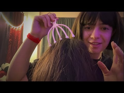 ASMR Headache Relief  مساج الوجه وفروة الرأس لإزالة الصداع فورًا+قراءة روحانية💆‍♀ستلهمك
