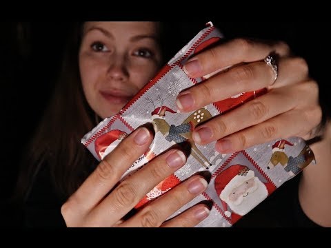 ASMR || Tapping on Wrapping || TINGLY, BINAURAL, CRINKLING CHRISTMAS PRESENTS