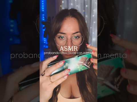 ASMR probando chocolate🤤 #asmr #asmreating #asmrmouthsounds #asmrsounds #asmrvideo #asmrfood