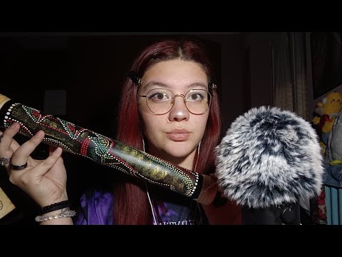 DOLCI SUSSURRI E BASTONE DELLA PIOGGIA (Rain Stick) 😴💜 | ASMR ITA