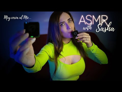 ASMR en español - Susurros CERCA del MIC con afirmaciones positivas