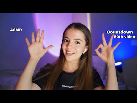 ASMR countdown per farti dormire🔢↩️ *WHISPERING+HAND MOVEMENTS*| Francy ASMR